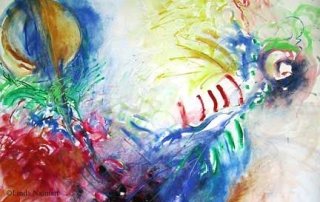Painting of Brahms violin concerto