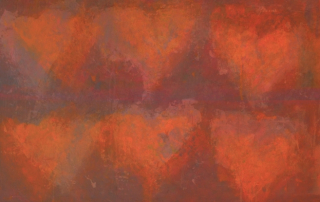 6 hearts multi-media © Linda Naiman