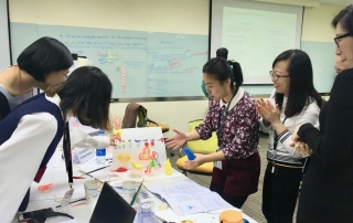 design thinking + arts-based learning workshop