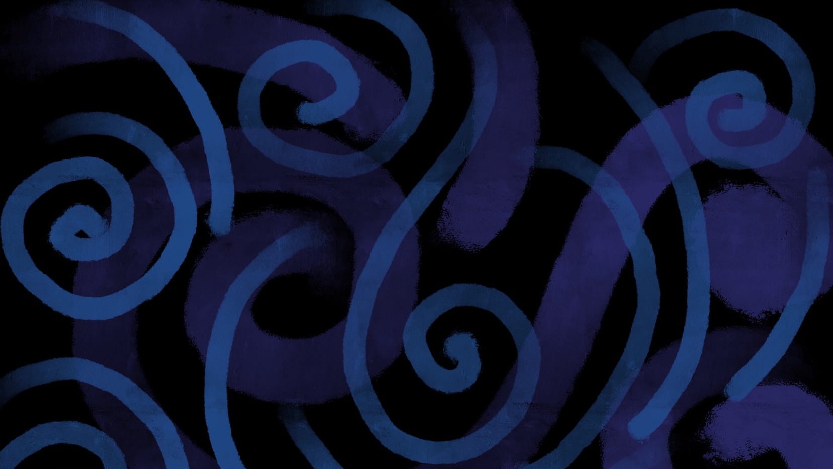 Ipad art blue purple spirals Ipad art blue purple spirals by Linda Naiman