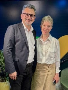 Filip Ivanovski and Linda Naiman